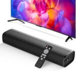 MZEIBO Sound Bar,50W for Smart TV Bluetooth 5.3 Speaker 17 Inch TV Speaker with ARC/Optical/AUX Connections - Image 9