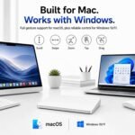 Trackpad with 2.4G USB Receiver for Mac and Windows - Multi-Touch Surface High Precision Track Pad, Multi-Gesture Touchpad Mouse Compatible with Apple MacBook iMac and Windows 10/11 PC Desktop - Image 3