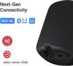 WiiM Sound Smart Speaker with 1.8″ Touch Display, Hi‑Res 24‑bit/192 kHz, AI RoomFit™ Room Correction, 100W Peak, Wi‑Fi 6E/Bluetooth 5.3, Multi‑Room & Stereo Pairing, Remote Included, Black - Image 9