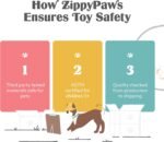ZippyPaws Loopy - No Stuffing Dog Toys to Keep Them Busy, for Small, Medium, & Large Dogs, Squeaky Pet Toy for Boredom, Unstuffed Chew Toy, Soft Plush Puppy Products, Hedgehog - 10" - Image 8