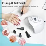 JODSONE U V LED Nail Lamp, Nail Dryer for Gel Polish, Led Light with Automatic Sensor & 4 Timers - Image 8