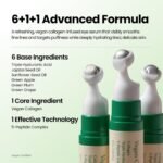 AXIS-Y Vegan Collagen Eye Serum with 2% Niacinamide, Peptides, 0.33 fl. oz. | Vegan Korean Eye Cream with Cooling Roller for Wrinkles, Fine Lines, Dark Circles, Puffiness & Deep Hydration - Image 8
