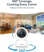 GNCC Security Camera Indoor with 2K Night WiFi Cameras for Home Security | 2K Night Vision,AI Motion Tracking, Smart detection and alerts,SD Card or Paid Cloud, WiFi Security Camera for Pet/Elderly - Image 7