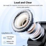 Induction Speaker with Phone Stand 5 in 1 Wireless Bluetooth Audio Black | Phone Speakers Amplifie For iPhone and Android Rechargeable Colorful Light. Birthday Gift for Men Women and Teens - Image 5