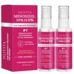 5% Minoxidil Spray for Women Hair Growth: Extra Strength Hair Regrowth Treatment – Revitalize Hair Follicles & Regrow Thicker, Fuller Hair – Hair Loss Solution - 2 Packs - Image 2