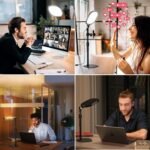 Zoom Lighting for Computer, Adjustable Desk Lighting for Video Calls, 30 Light Modes Video Conference Light, Desk Ring Light with Stand for Webcam, Meetings, Live Stream, Home Office. CRI 97.8 - Image 4