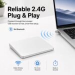 Trackpad with 2.4G USB Receiver for Mac and Windows - Multi-Touch Surface High Precision Track Pad, Multi-Gesture Touchpad Mouse Compatible with Apple MacBook iMac and Windows 10/11 PC Desktop - Image 7