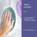 True Glow by Conair Paraffin Bath for Hands and Feet - Moisturizing Treatment With 1lb. Wax - Purple - Image 6