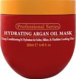 Arvazallia Hydrating Argan Oil Hair Mask and Deep Conditioner for Dry or Damaged Hair (8.45 oz Jar) - Image 2