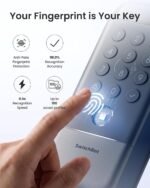 SwitchBot Lock Vision Pro Smart Lock, Palm Vein + Fingerprint, Keyless Entry Deadbolt for Front Door, Touchless Unlock, 12-Month Battery, WiFi No Hub, Auto-Lock, Matter, Apple Home, Alexa, Google - Image 4
