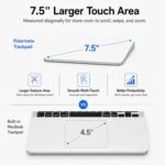 Trackpad with 2.4G USB Receiver for Mac and Windows - Multi-Touch Surface High Precision Track Pad, Multi-Gesture Touchpad Mouse Compatible with Apple MacBook iMac and Windows 10/11 PC Desktop - Image 5