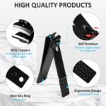 MINKINH Manicure Set Professional Nail Clipper Kit-26 Pieces, Brown | Stainless Steel Manicure Kit, Nail Care Tools with Travel Case for Men & Women, Hand & Foot Care, Gift for Family & Friends - Image 3