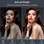 Zoom Lighting for Computer, Adjustable Desk Lighting for Video Calls, 30 Light Modes Video Conference Light, Desk Ring Light with Stand for Webcam, Meetings, Live Stream, Home Office. CRI 97.8 - Image 3