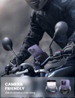 Lamicall Motorcycle Bike Phone Mount, 1s Lock Bike Phone Holder | Camera Friendly Bicycle Phone Clip, Scooter Accessories Gifts for iPhone Pro Max, Galaxy S25 Ultra, 4.7-7" Phones - Image 3