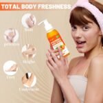 yoniagood 2 PCS Persimmon Body Wash for Strong Odor Control, Natural Persimmon Soap Bar Old People Smell Remover, Smelly Feet Deodorant Body Odor Eliminator, Body Wash Gel for Women & Men - Image 5