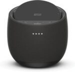 Belkin SOUNDFORM Elite Hi-Fi Smart Speaker + Wireless Charger (Alexa Voice-Controlled Bluetooth Speaker) Sound Technology By Devialet, Fast Wireless Charging for iPhone, Samsung Galaxy & More - White - Image 2