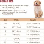 Reflective Dog Collar with Buckle Adjustable Safety Nylon Collars for Small Medium Large Dogs, Pink S - Image 6