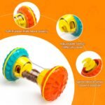 BoYoYo Interactive Dog Toys, Dog Puzzle Toys for Smart, Dog Enrichment Toy to Keep Them Busy, Treat Dispensing Toy Slow Puzzles Feeder, Yellow - Image 4
