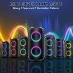 Hupoaf Bluetooth Speaker, 2026 New Portable Wireless Speaker IP7 Waterproof | 6D Loud Sound, HD Call, RGB Lights, 12H Playtime for Home/Party/Outdoor/Beach, Electronic Gadgets, Birthday Gift - Image 6