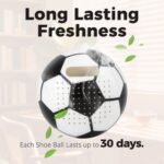 Knixmax Shoe Deodorizer Balls Strong, Odor Eliminator for Sneaker Gym Bag Closet Locker, Work Boot Drawer Freshener, Unpleasant Smell Remover Ball for Men Women Teens, 6 Packs Fresh Linen Soccer - Image 7