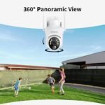 SEHMUA 2K Solar Security Cameras Wireless Outdoor, 2 Pack 360° View Pan/Tilt WiFi Security Camera Outside with Color Night Vision,Easy to Install, PIR Alarm, 2-Way Audio - Image 6