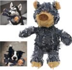 MAXBECK Dog Companion for Heavy Chewers- Indestructible Robust Bear Dog Toy, Resistant Squeaky Dog Toys for Heavy Chewers, Unbreakable Stuffed Plush Dog Toys for Aggressive Chewers (A-Navy) - Image 2