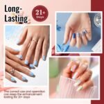 JODSONE Gel Nail Polish Kit with U V Light 32 Colors Gel Polish Nail + 4 Functional Adhesive Bottles Kit Soak Off Manicure Tools Gifts for Women - Image 5