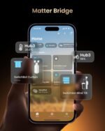SwitchBot Hub 3 (3rd Gen), Smart Home Hub with 2.4" IPS Screen & Knob Control, WiFi Thermometer Hygrometer, IR Remote (Matter/Bluetooth 200m), Alexa/Google/Apple Home Compatible - Image 4