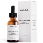 MAELOVE Glow Maker Vitamin C Serum with Vitamin E, Ferulic Acid & Hyaluronic Acid, Award-Winning Brightening and Hydrating Facial Serum, Unscented, 1.0 fl oz - Image 2
