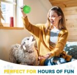SHARLOVY 3.5” Large Dog Toys Ball, 6 Pack Squeaky oys, Durable for Aggressive Chewers, Spiky Ball for Clean Teeth and Training, Fetch Toys for Large Dogs, for Puppy Chew and Teething - Image 8