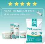MEDUWEDU Dental Care Finger Wipes 60 Counts,Teeth Cleaning Finger Wipes for Dogs & Cats,Reduces Plaque & Supports Oral Freshness, Coconut Scent - Image 9