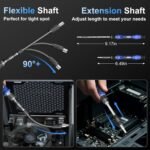 STREBITO Electronics Precision Screwdriver Sets 142-Piece with 120 Bits | Magnetic Repair Tool Kit for iPhone, MacBook, Computer, Laptop, PC, Tablet, PS4, Xbox, Nintendo, Game Console - Image 5