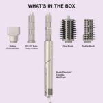 Shark FlexStyle | Air Multi-Styler & Drying System | Hair Dryer Brush for Blowouts with Coanda Auto- Wrap Curlers, Oval & Paddle Brush & Concentrator Attachment | Stone | HD430 - Image 11
