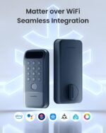 SwitchBot Lock Vision Pro Smart Lock, Palm Vein + Fingerprint, Keyless Entry Deadbolt for Front Door, Touchless Unlock, 12-Month Battery, WiFi No Hub, Auto-Lock, Matter, Apple Home, Alexa, Google - Image 8
