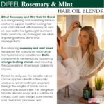 Difeel Rosemary and Mint Hair Oil Blend with Biotin 8 oz. - Made with Natural Mint & Rosemary Oil for Hair Growth - Image 5