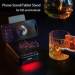 Gifts for Men Him, Cell Phone Stand with Bluetooth Speaker&Led Color Changing Light, Unique Gifts for Women Dad Her Husband, Cool Tech Gadget Wireless Speaker, Birthday Gifts for Men, Ideal Gifts - Image 4
