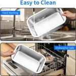 Ohtomber Stainless Steel 1.25 Gallons Large Dog Water Bowl, Metal Pet Dog Water & Food Bowl No Spilling, Outdoor Feeder Dish Plate for Cat, Big, Extra Large Pet - Image 6