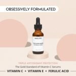 MAELOVE Glow Maker Vitamin C Serum with Vitamin E, Ferulic Acid & Hyaluronic Acid, Award-Winning Brightening and Hydrating Facial Serum, Unscented, 1.0 fl oz - Image 5