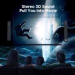 Sound Bar for Smart TV,90W Soundbar with Bluetooth/ARC/Optical/AUX Connect, Auto Volume Boost, 3 Customizable Equalizer Modes, 2 in 1 Detachable Soundbar for TV/PC/Gaming/Projectors - Image 4