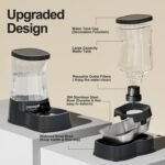 Gardner Pet Automatic Dog Water Dispenser Gravity Stainless Steel Water Waterer Feeder, 100% BPA-Free Large Capacity Water Feeding Bowls for Medium & Large-Sized Dogs Cats Other Pets -(1 Gallon) - Image 5