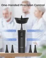 KAUGIC Manual Ear Wax Cleaner – Safe, Comfortable & Easy to Use Seamless One-Hand Operation, Black | Gentle Ear Irrigation Tool, Effortless Hand-Controlled Flow, Soft Silicone Tips, Comfortable Ergonomic Grip, FSA - HSA - Image 8