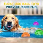 SHARLOVY 3.5” Large Dog Toys Ball, 6 Pack Squeaky oys, Durable for Aggressive Chewers, Spiky Ball for Clean Teeth and Training, Fetch Toys for Large Dogs, for Puppy Chew and Teething - Image 9