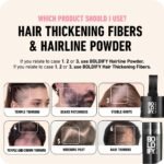 Boldify Hairline Powder, Root Touch Up Hair Color Light Brown 4g | Instantly Fills Thinning Hair & Sparse Hairlines - Root Cover Up for Gray Hair - Water-Resistant, Sweat-Proof 24-Hour Wear - Image 7