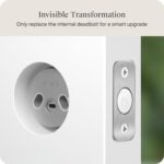 Level Bolt Smart Deadbolt - Make Your Lock Smart Without Changing Keys or Hardware - Matter-Over-Thread - Keyless & Remote Access via Apple, Alexa, Google Home, SmartThings - Image 4