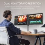 Packard Bell airFrame Dual Monitor Workstation – Two 21.5" Full HD Screens, VESA Mount, 1920x1080, 75Hz, Tilt Adjustable, HDMI/VGA, Slim Bezel – Ideal for Home, Office, Productivity & Light Gaming - Image 6
