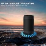 comiso Bluetooth Speaker, Portable Speaker Support TF Card, IP65 Waterproof | Small Speaker with Hands-Free Call, Crystal Clear Sound, Robust Bass, Mini Size for Travel, Kitchen, Office,Gift for All Ages - Image 6