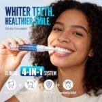 Teeth Whitening Pen Kit - 35% Carbamide Peroxide, Stain Removal, 4 Whitening Pens + 2 Remineralizing Pens, Enamel Repair, Anti-Cavity, Sensitive Teeth Care, 6 x 0.14 fl oz(Mint) - Image 4