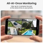 aosu D1 Classic 4-Cam Kit, Security Cameras Wireless Outdoor, Solar Powered | No Subscription Required, 32GB Build-in Storage, 360° Auto Tracking, Solar Powered, 3MP Color Night Vision, Easy Install - Image 4