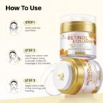 Retinol Cream for Face Anti Aging: Wrinkle Cream for Face Neck with Collagen Hyaluronic Acid - Night Moisturizer for Men Women - Facial Skin Care Gift for Women Wife Mother (1 Pack) - Image 6