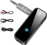 Upgraded Aux Bluetooth 5.4 Adapter for Car, 2 in 1 Bluetooth Audio Transmitter and Receiver 3.5mm Jack RCA Wireless Dongle Stereo System for TV, PC, Headphone, Home, Speaker, Amplifier, HandsFree Call - Image 2